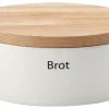 Brottopf oval weiß Keramik 30x23x13,5cm