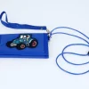 Brustbeutel Traktor blau blau mit Sicherheitsversc