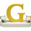 Buchstabe G, mit Blumen