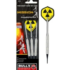 BULL'S® 3 Softdart Mission Chr.Brass 18gr.