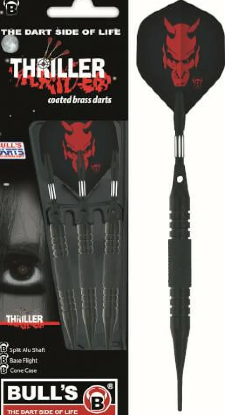 BULL'S® 3 Softdarts Thriller Bl. Brass 16 g