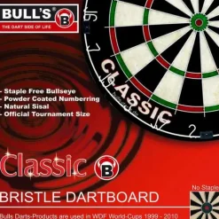 BULL'S® Classic Bristle Dartboard