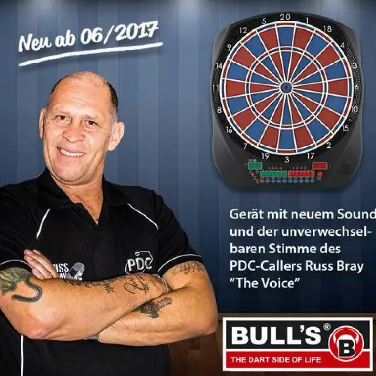 BULL'S® Flash RB Sound Elektronik Dartboard