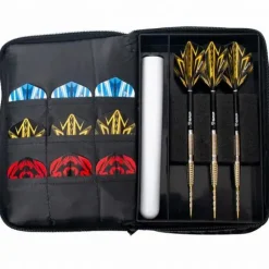 BULL'S® TP Premium Dartcase schwarz/grau