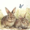 BUNNY AND CLYDE Cocktail-Servietten C 805000