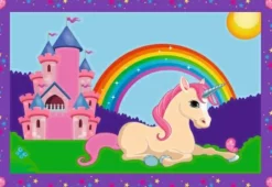 Bunte Einhornwelt - Malen nach Zahlen