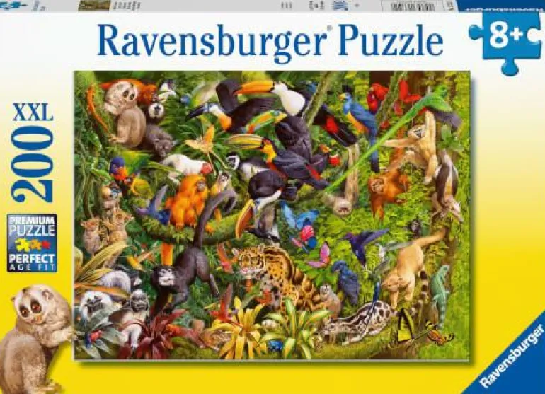 Bunter Dschungel - Puzzle 200 Teile