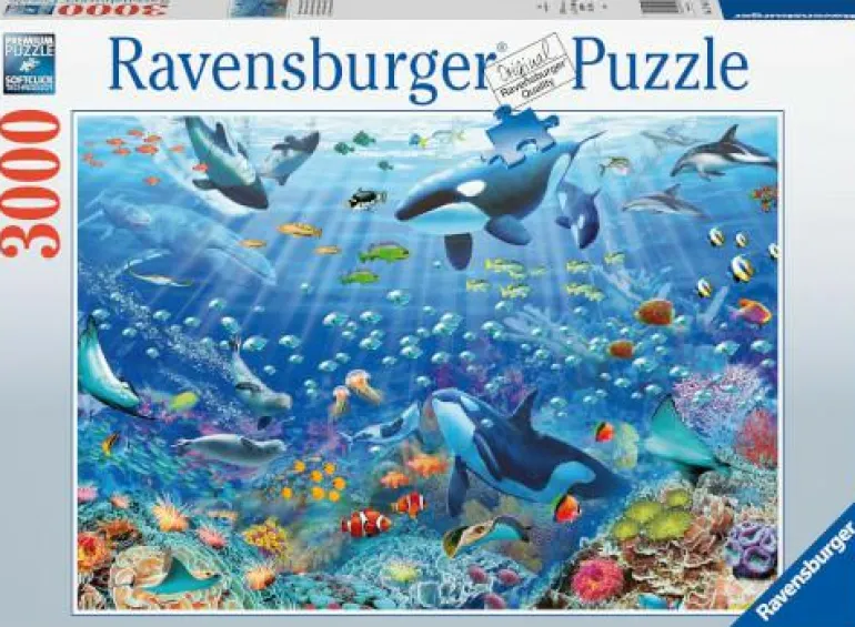 Bunter Unterwasserspaß - Puzzle 3000 Teile