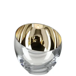 CANDY/Teelichthalter,Glas,champagne r/H.11,D.11cm