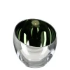 CANDY/Teelichthalter,Glas,moosgrün/ H.11,D.11cm