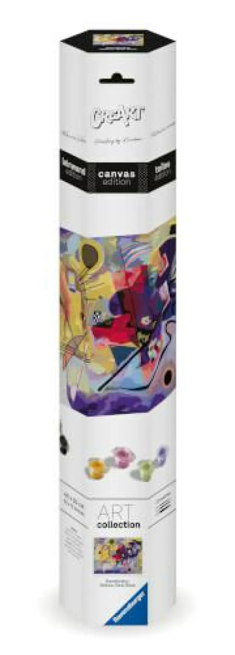 CANVAS - ART Collection: Yellow, Red, Blue (Kandin