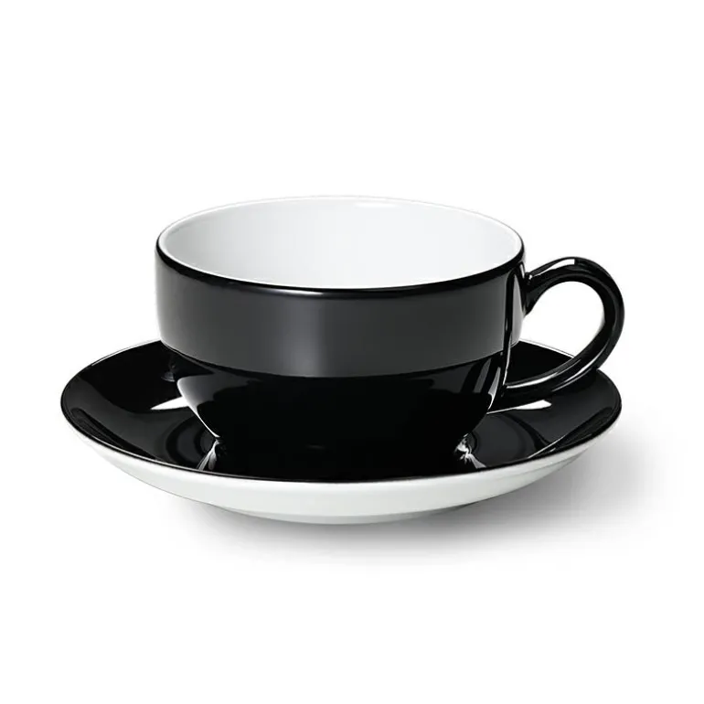 Cappuccino Obertasse 0,30 l Schwarz Solid Color