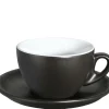 Cappuccinotasse ROMA schwarz matt
