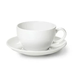 Cappuccino Untertasse 16 cm Weiss Solid Color