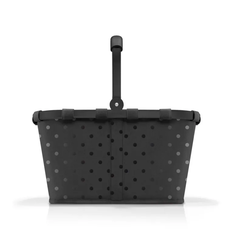 Carrybag Frame Glossy Dots Black Einkaufskorb