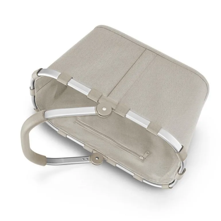 Carrybag Herringbone Sand Einkaufskorb