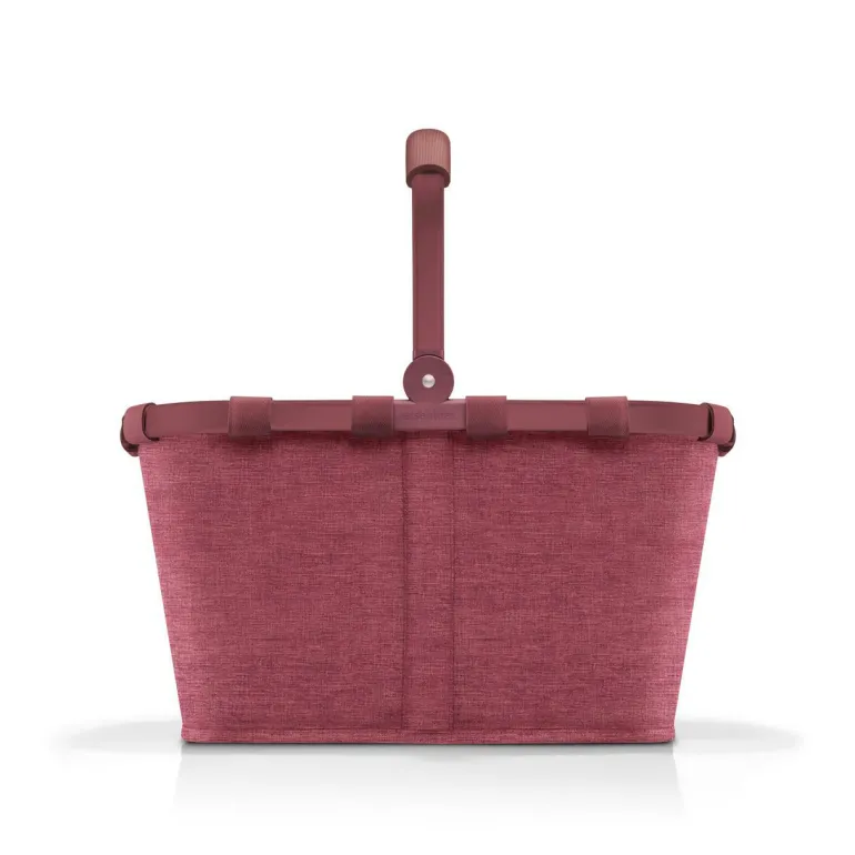 Carrybag twist maroon Einkaufskorb