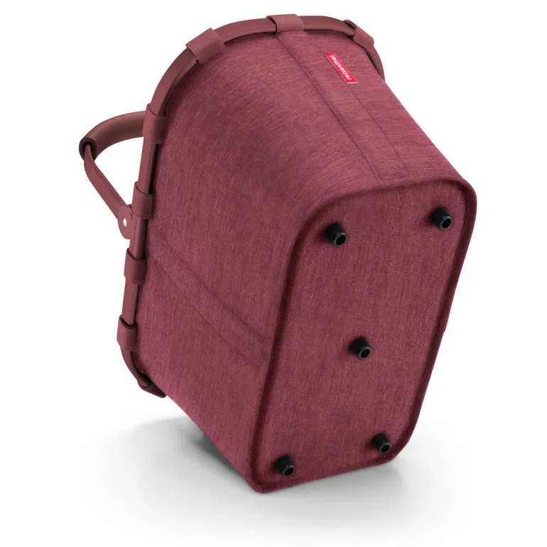 Carrybag twist maroon Einkaufskorb