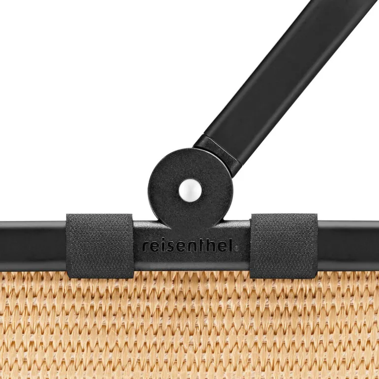 Carrybag XS Frame Raffia Black Einkaufskorb klein