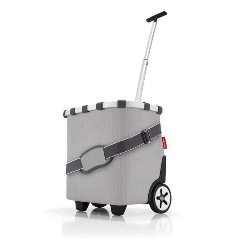Carrycruiser Herringbone Grey Einkaufskorb mit Rol