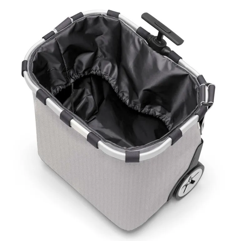 Carrycruiser Herringbone Grey Einkaufskorb mit Rol