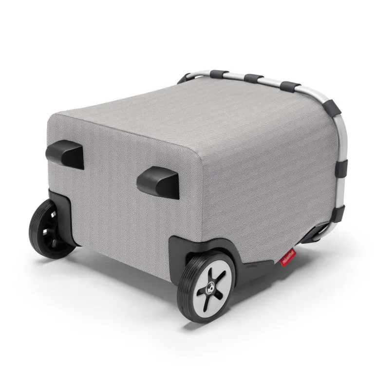 Carrycruiser Herringbone Grey Einkaufskorb mit Rol