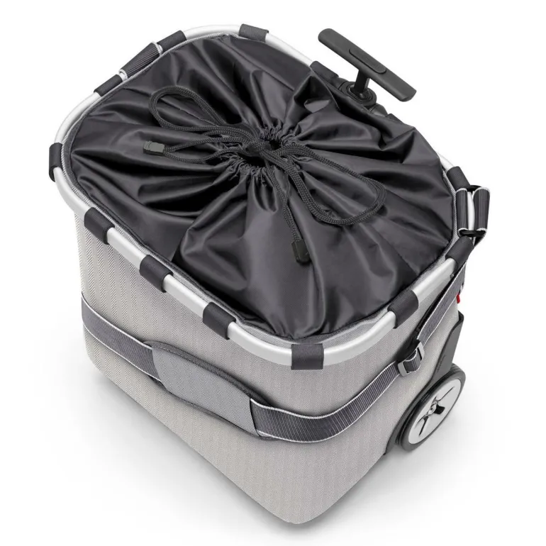 Carrycruiser Herringbone Grey Einkaufskorb mit Rol