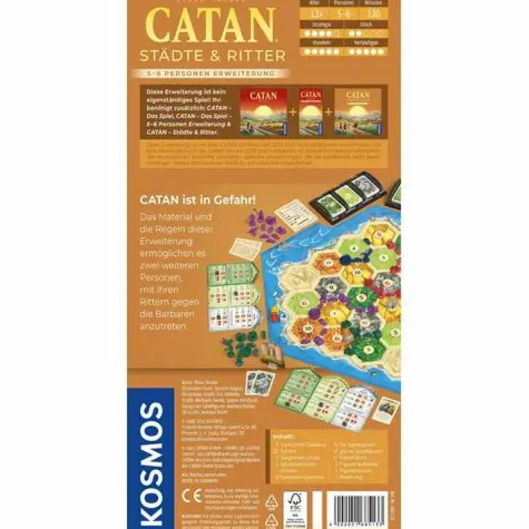 CATAN - Städte & Ritter - 5/6. Spieler