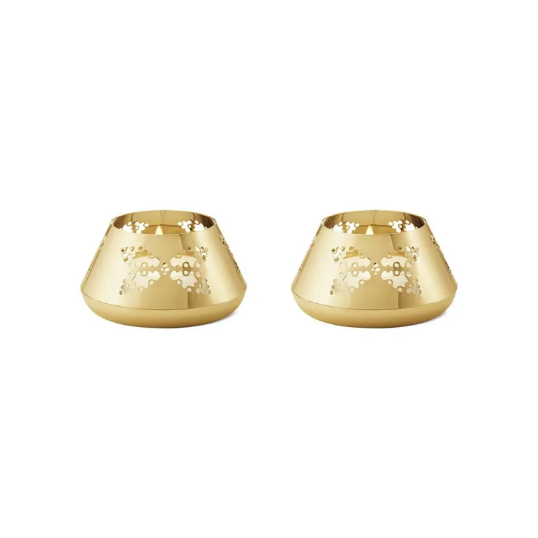 CC2022 Seasonal Teelicht 2Stck. gold