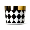Champagnerbecher 0,25 l Check Black&White