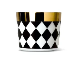 Champagnerbecher 0,25 l Check Black&White