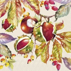 CHESTNUT MAGIC Cream Lunch-Servietten L1080960