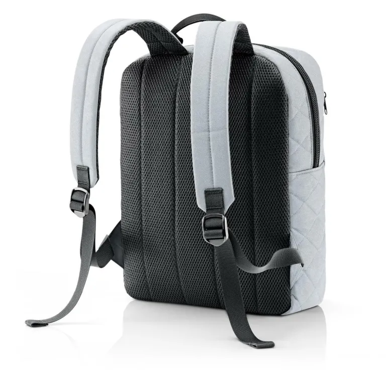 Classic backpack M rhombus light grey Rucksack