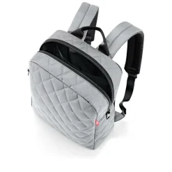 Classic backpack M rhombus light grey Rucksack