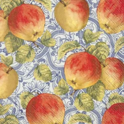 CLASSICAL APPLES blue Lunch-Servietten L 893240