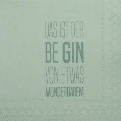 Cocktailserviette „Das ist der Be Gin", 25cmx25cm