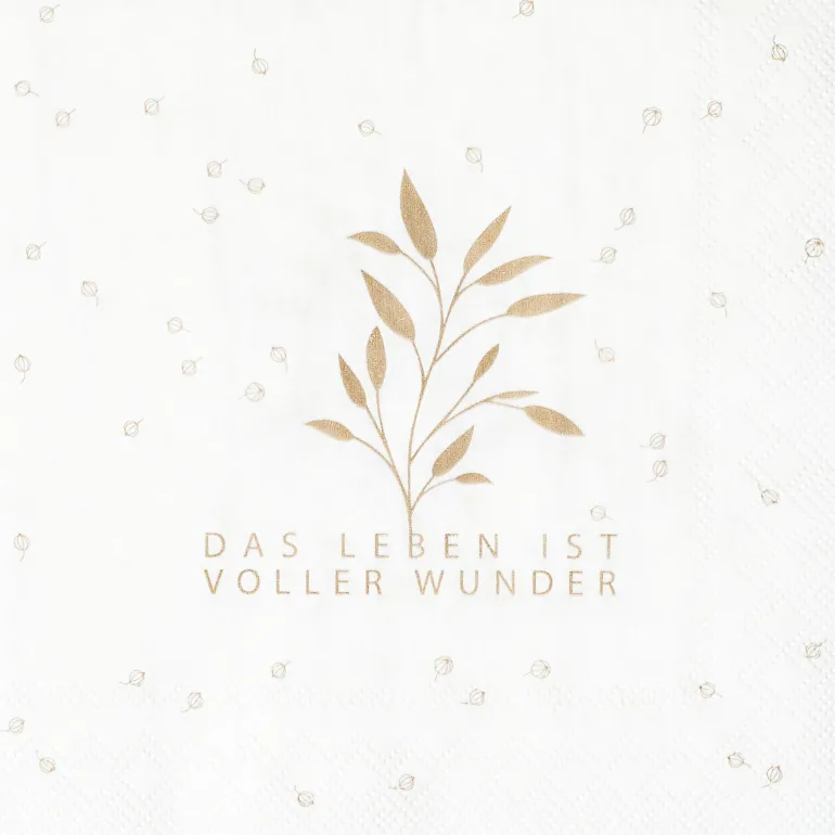 Cocktailserviette „Das Leben ist voller Wunder", 2