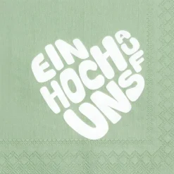 Cocktailserviette „Ein Hoch auf uns", 25x25cm