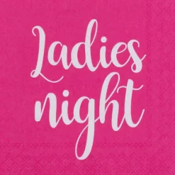 Cocktailserviette „Ladies Night", 25x25cm
