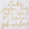 Cocktailserviette „Lebe jeden....", 25cmx25cm