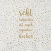 Cocktailserviette „Sekt kaltstellen", 25x25cm