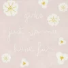 Cocktailserviette 25x25cm Girls Just Wanna Have Fu