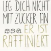 Cocktailserviette 25x25cm Leg Dich Nicht Mit Zucke