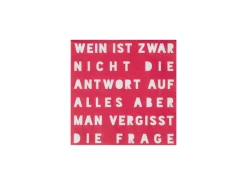Cocktailserviette 25x25cm Wein Ist Zwar Nicht Die