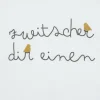 Cocktailserviette „Zwitscher dir einen", 25cmx25cm