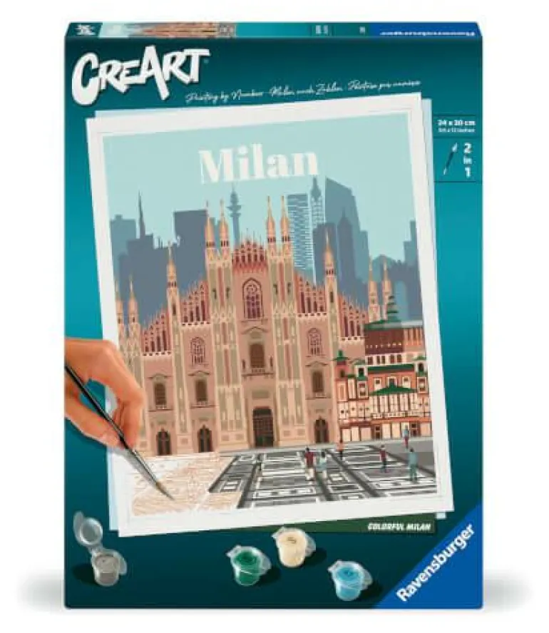 Colorful Milan - Malen nach Zahlen