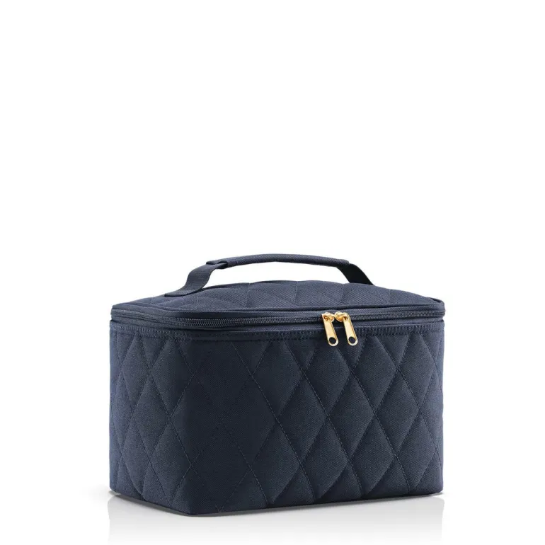 Cosmetic Case Rhombus Midnight Gold Kosmetiktasche