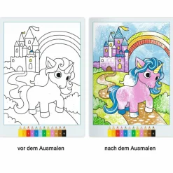 Creart Malen Nach Zahlen Ab 5, Zauberpapier Einhor