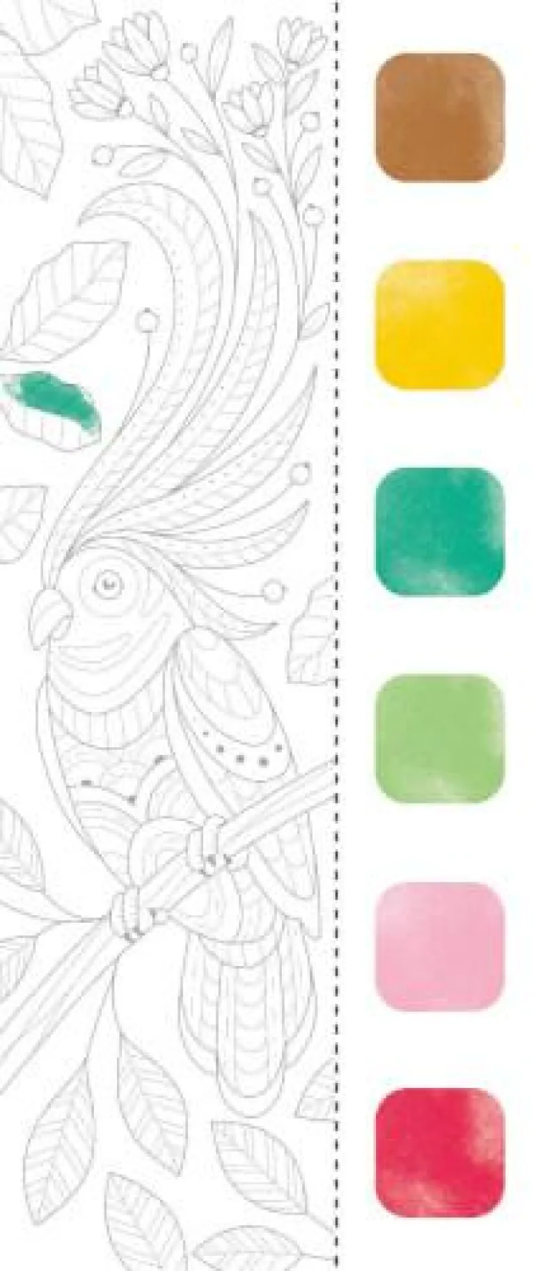 Creative Time - Aquarell-Glück Fantasievögel