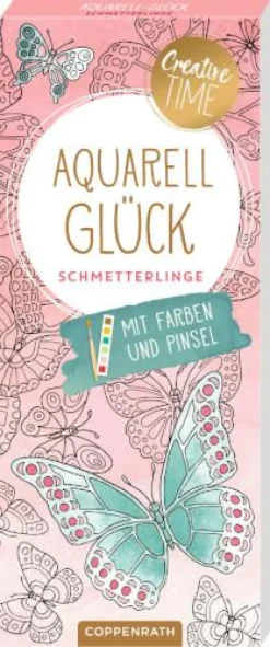 Creative Time - Aquarell-Glück Schmetterlinge
